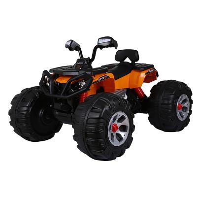 China Ride On Toy Big Wheel Child Electric Beach Motorcycle ATV Battery Operated Car With 12V Battery for sale