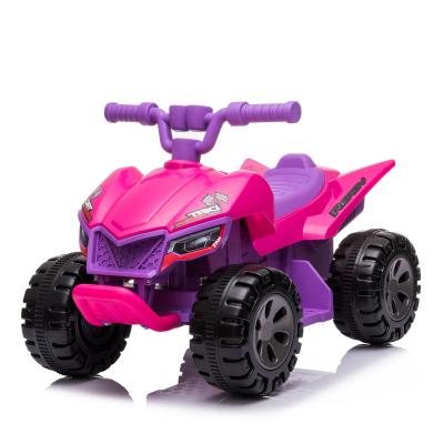 China Ride On Toy Good Quality Pink Color Child Electric Motorcycle ATV Ride On Car For Kids for sale