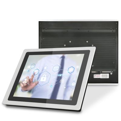 China Cold Rolled Metal Sheet 18.5 Inch Whole Sale Price Touch Screen All In One Panel PC For Industrial Office Recess Wall Mount Touch Screen Computer for sale