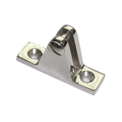 China Marine Hardware Boat Accessories Boat Bimini Top Deck Hinge Flat Mount Hardware Rowing Stainless Steel Marine Hardware Bimini Top Cap 316 for sale