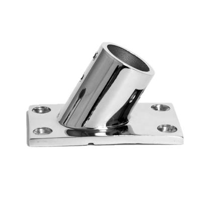 China Marine Hardware Boat Hand Rail Stainless Steel Pipe Clamp Fit Base Marine Hardware Boat Yacht Accessories for sale