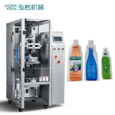 China Food Irregular Shape Power Beverage Sachet Packing Machine Bottle Shape Cooler Pouch Filling Machine for sale