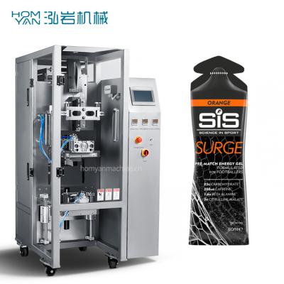 China Food Stick Liquor Sachet Packing Machine Bottle Shape bHIP Energy Sachet Irregular Shape Packaging Machine for sale