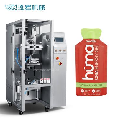 China Food Irregular Shape Liquid Energy Gel Packing Machine Pouch Filling Packaging Machine for sale