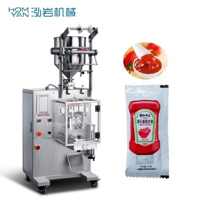 China Automatic Vertical Tomato Sauce Sachet Onion Sauce Food Salsa Filling Packing Machine for sale