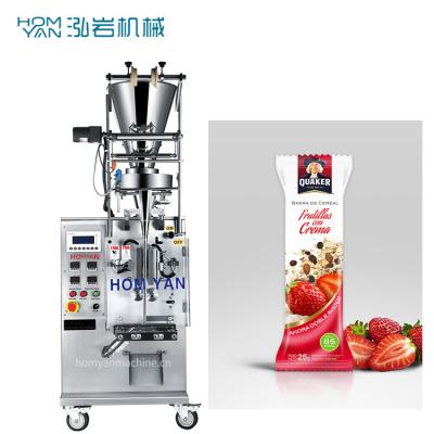 China High Speed ​​Automatic Granule Raisin Back Bag Food Seal Stick Bag Stainless Steel Plastic Packing Machine for sale