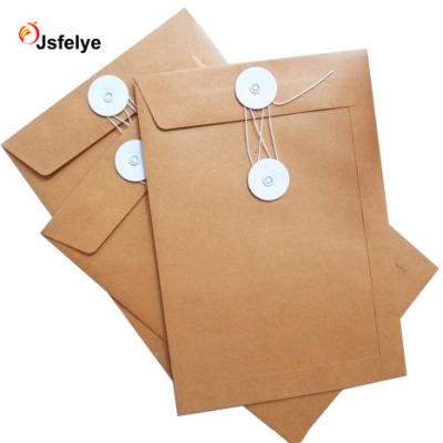 China Heavy Duty Business Envelope 115gsm C5 Skin And Seal Twine Closure Envelope for sale