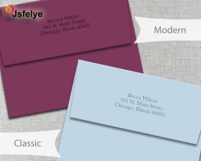 China Business Envelope Personalized Envelope Return Address Custom Printing for sale