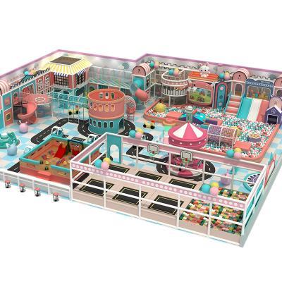 China Children Games Wooden Soft Play Equipment Small Indoor Playground For Children for sale