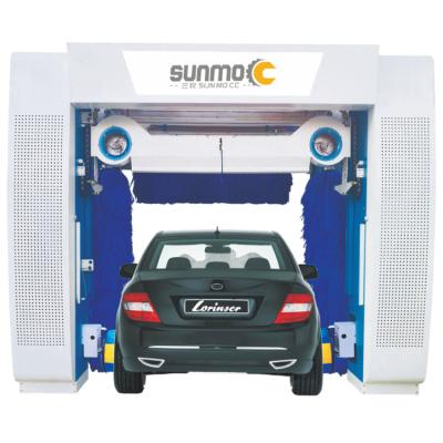 China Car Wash Car Washing Sunmo 5 Brush Rollover Car Wash Machine System Full Automatic Rollover Car Wash Equipment for sale