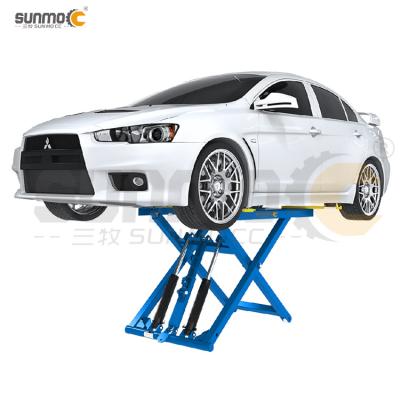 China low rise vehicle portable scissor car lift for car used 3000kgs 3000kgs for sale