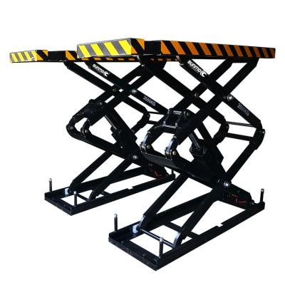 China 4000 Kg Automatic Hydraulic Car Lift Car Lift Factory Price Under Floor Car Scissor Lift for sale