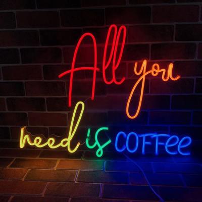 China Flexible Restaurants Bar Weddings Party Decoration Led Neon Sign Acrylic Letters Neon Light Sign Custom for sale