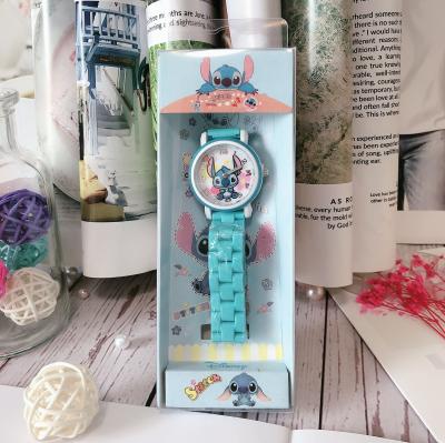 China New 2021 New Children's Cartoon Children's Watchband Unisex Girl's Boy's Point Ceramic Quartz Watch for sale