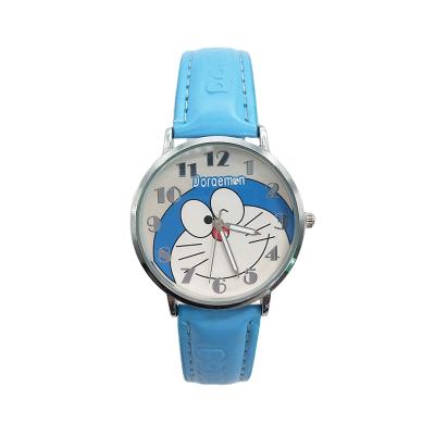 China 2021 New Children's Cartoon Children's Boys Girl Doraemon Dot Quartz Watch for sale