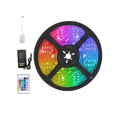 China Interior Decoration Home Decor Led Strip Light 12v Super Bright Flexible IP65 Magic Roll RGB Led Strip Decoration For Bedroom Room Kitchen Bar for sale