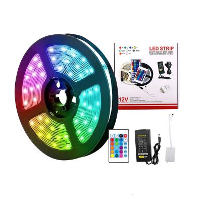 China Yard Garden Led Strip Lights SMD 5050 3528 2835 RGB 5m 10m IP65 IP20 Tuya Amazon Alexa Google Assistant Snake Lucse Flexible Waterproof for sale