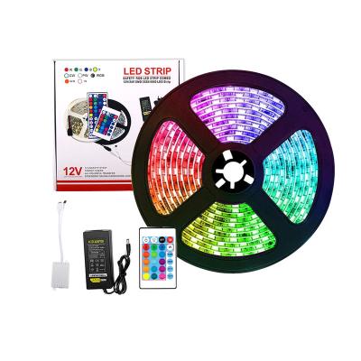 China Flexible LED Theme Park Light Strip SMD 5050 RGB 12V 30D IP65 5m Ultra-high Brightness Flexible Light Strip For Indoor And Outdoor Use BT LED Light for sale