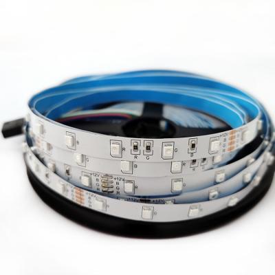 China Commercial Commercial 12V Led Strip Lights RGB LED Strip Waterproof Flexible Strip 5 Meters / Roll 60LEDs/m Long Color Changing OEM for sale