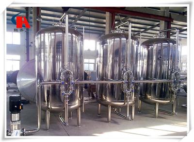 China Online Monitor Reverse Osmosis System , Plc Control Water Treatment Machine for sale