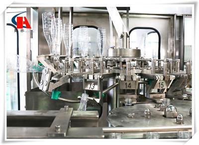 China Compact Carbonated Beverage Bottling Equipment , Liquid Bottle Filling Machine 6000 BPH for sale