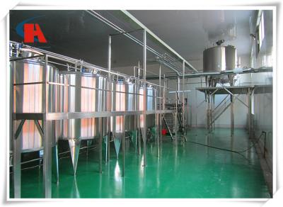 China Exact Liquid Level Milk Processing Equipment , Milk Production Machine 250 - 400 B/Min for sale