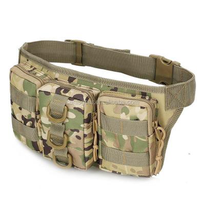 China Multifunctional tactical army molle waist pouch outdoor travel military bag and waterproof tactical pouches 16*35*5cm for sale