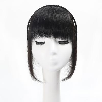 China Natural Hot Sale Retro Synthetic Hair Bangs Hair Extensions Hair Circle With Straight Bangs For Lady Brown Black Type Woman Beauty Item for sale