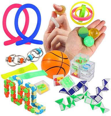 China Toy Set Wholesale Customized Autism 33 pack sensory toys set free to match fidgety person Toy Sets Wholesale for sale