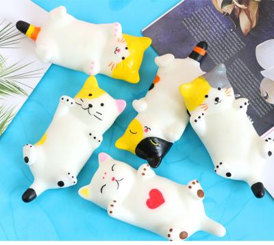 China Soft Juguetes Anti Estres Toy Cat Squishy and Squeeze Ball Squeeze Cuddly Toys for Children Kids Gifts for sale