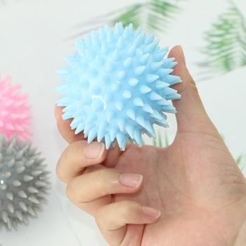 China Stress Toy Fitness Hand Massage Ball Soles Hedgehog Sensory Training Grip The Ball Portable Physiotherapy Ball for sale