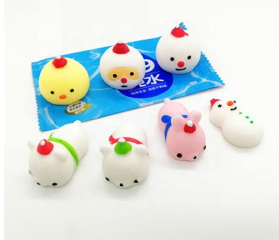 China Decompression China Factory Supplier Totals Christmas Gifts 3D TPR Slow Rising Anti Stress Animal Toys Mochi Squishies Cute Cat for sale