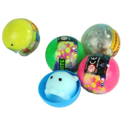 China Big Promotional Surprise 6cm Toy Capsules Toy 60mm Plastic Hard Material PP Selling Empty Toys Capsule for sale