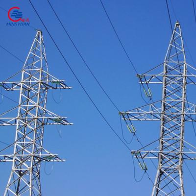 China high voltage Q355B galvanized electric steel tower for power transmission for sale