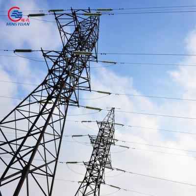 China hot dip galvanized Q355B Transmission Line power transmission tower for sale