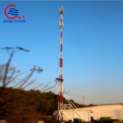 중국 40m 50m Lattice Pipe Antenna Wireless Wifi Tower Telecommunication Steel CDMA 판매용