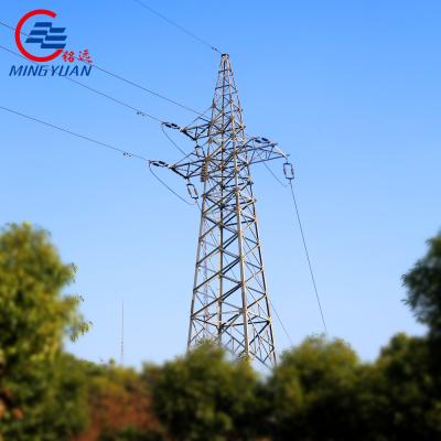 China Transmission Lines Lattice Steel Tower 50m Q355B Steel for sale