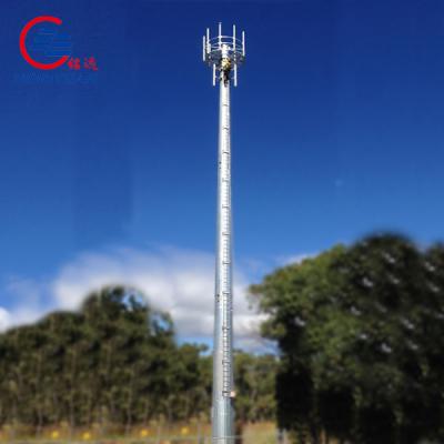 China Tubular Self Supporting Antenna Tower Telecommunication Wifi Communication Steel 40 Ft Te koop