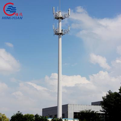 China Steel Communication Polygonal Monopole Telecommunications Tower Antenna 30m Te koop