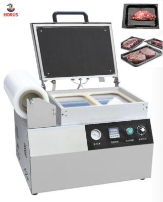 China HORUS VSP Food Pork Beef Meat Vacuum Tray Sealer Salmon Skin Packing Machine for sale