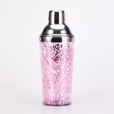 China Sustainable New plastic cocktail shaker for European and American bar parties for sale