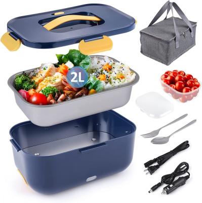 China Sustainable Brand new multifunction electric food warmer stainless steel lunch box with bag for sale