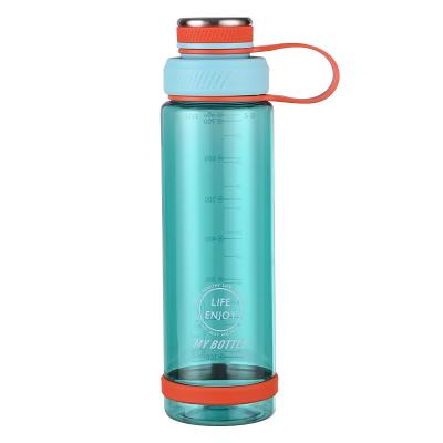 China Straw New design hot sale luxury plastic drinking water bottles handle for kids for sale