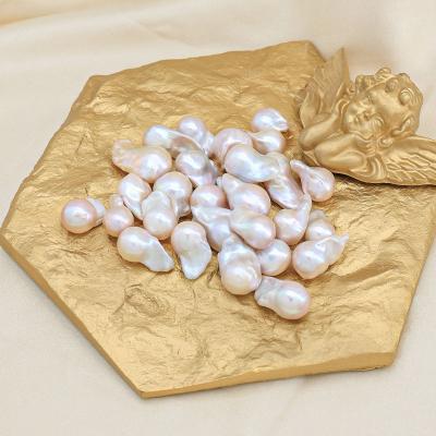 China The baroque pearl 25-30 mm high quality white freshwater fireball factory direct wholesale color large loose pearl 25-30mm for sale