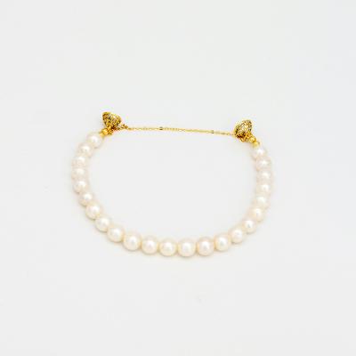 China Hot Sale Women's Jewelry Fashion Natural Freshwater Pearl Bracelet Simple Romantic True for sale