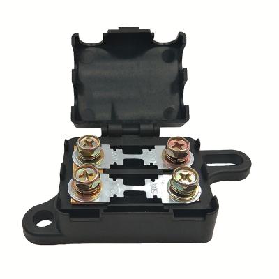 China 1A Screw Down ANL American National Standard ANF Midi Bolt-Down ANS-H Midi Automotive Auto Fuse Box 2 Mini Ways Bolt Fuse Holder for sale