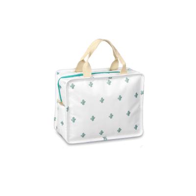 China Fashion Custom High Quality Fashion Oxford Cloth Makeup Cosmetic Organizer Bag for sale