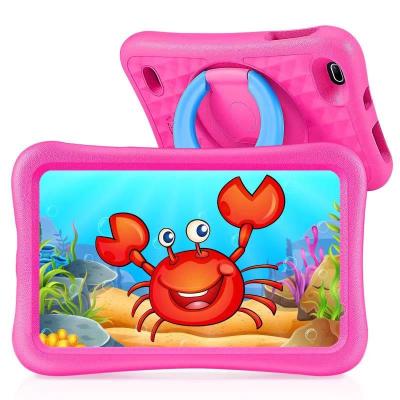 중국 7 inch educational kids tablet computer dual camera wifi android education tablet for boys girls smart tablet PC 판매용