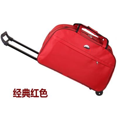 China Large Capcity Large Office School Trolley Travel Bag With 2 Wheels Travel Duffel Bag With Wheels Tote Bag for sale