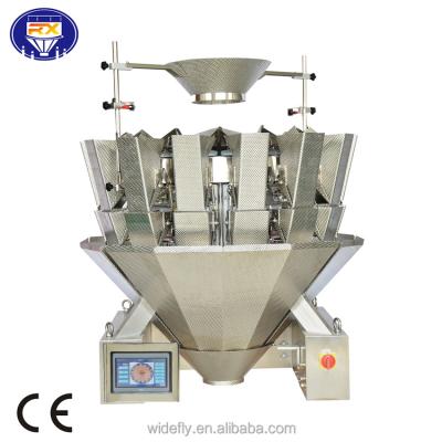 China Waterproof CLOTHING multihead weigher with packing filling machine for snacks, seeds, nuts, fish, hardware, frozen food, pellet for sale